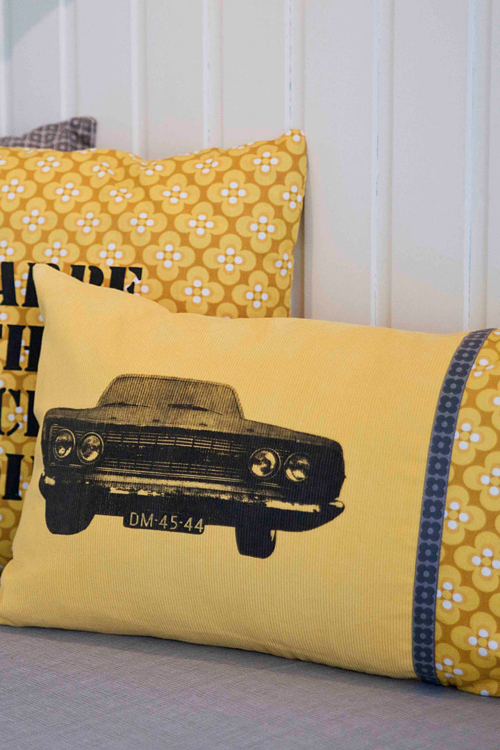 Karl pillow cover  yellow