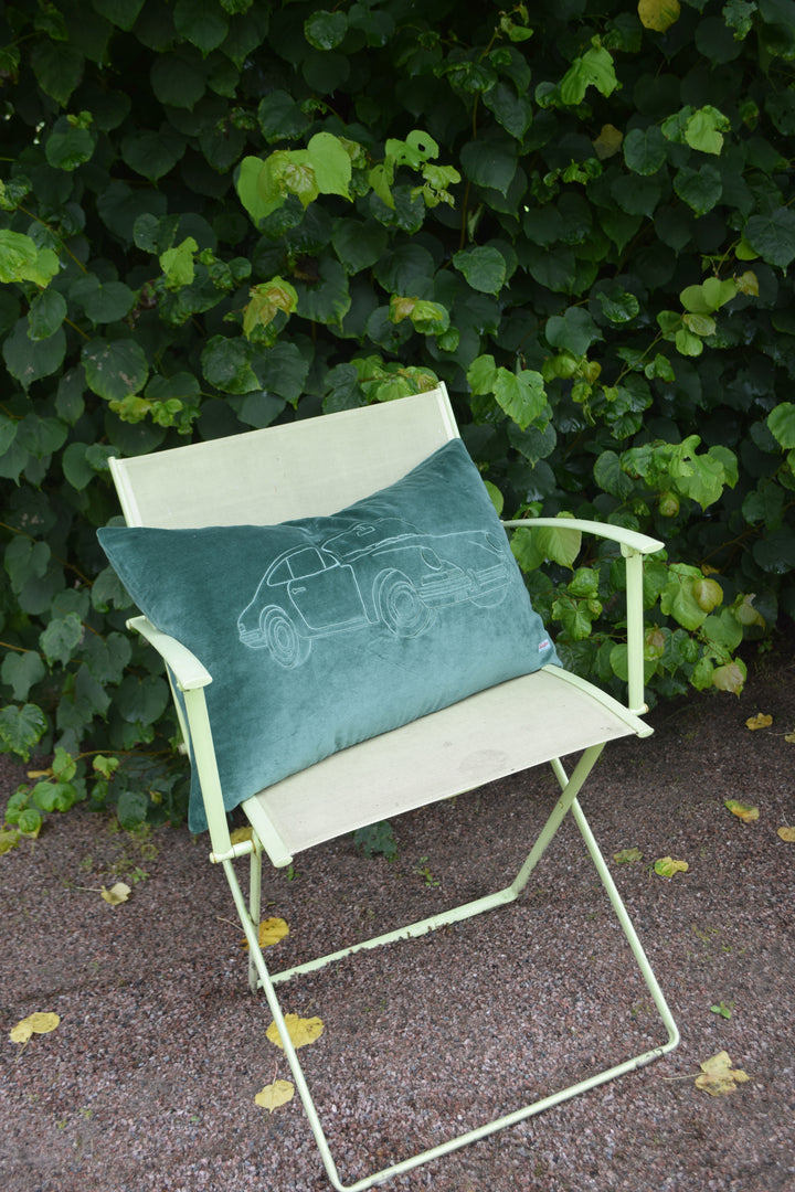 Porsche Pillow-Cover Forest green
