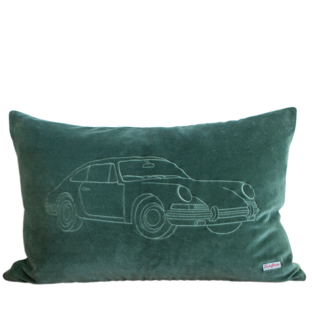 Porsche Pillow-Cover Forest green