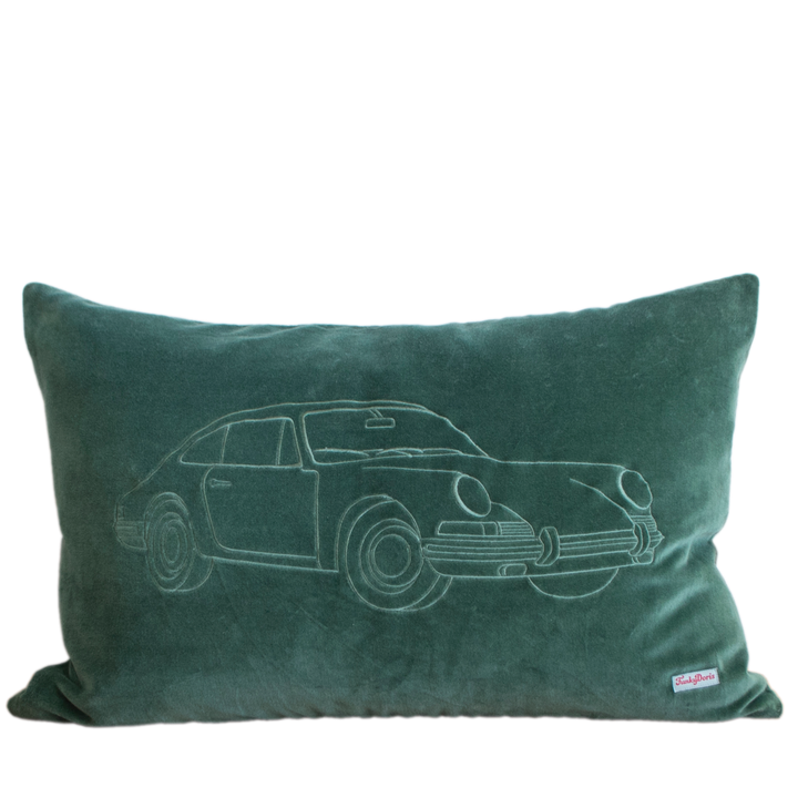Porsche Pillow-Cover Forest green