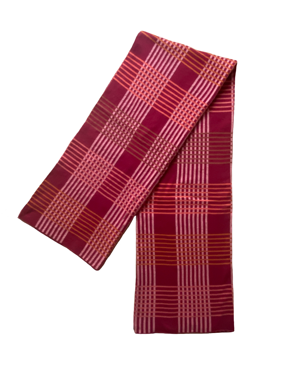Ruth Blanket Red soft jacquard knitted cotton