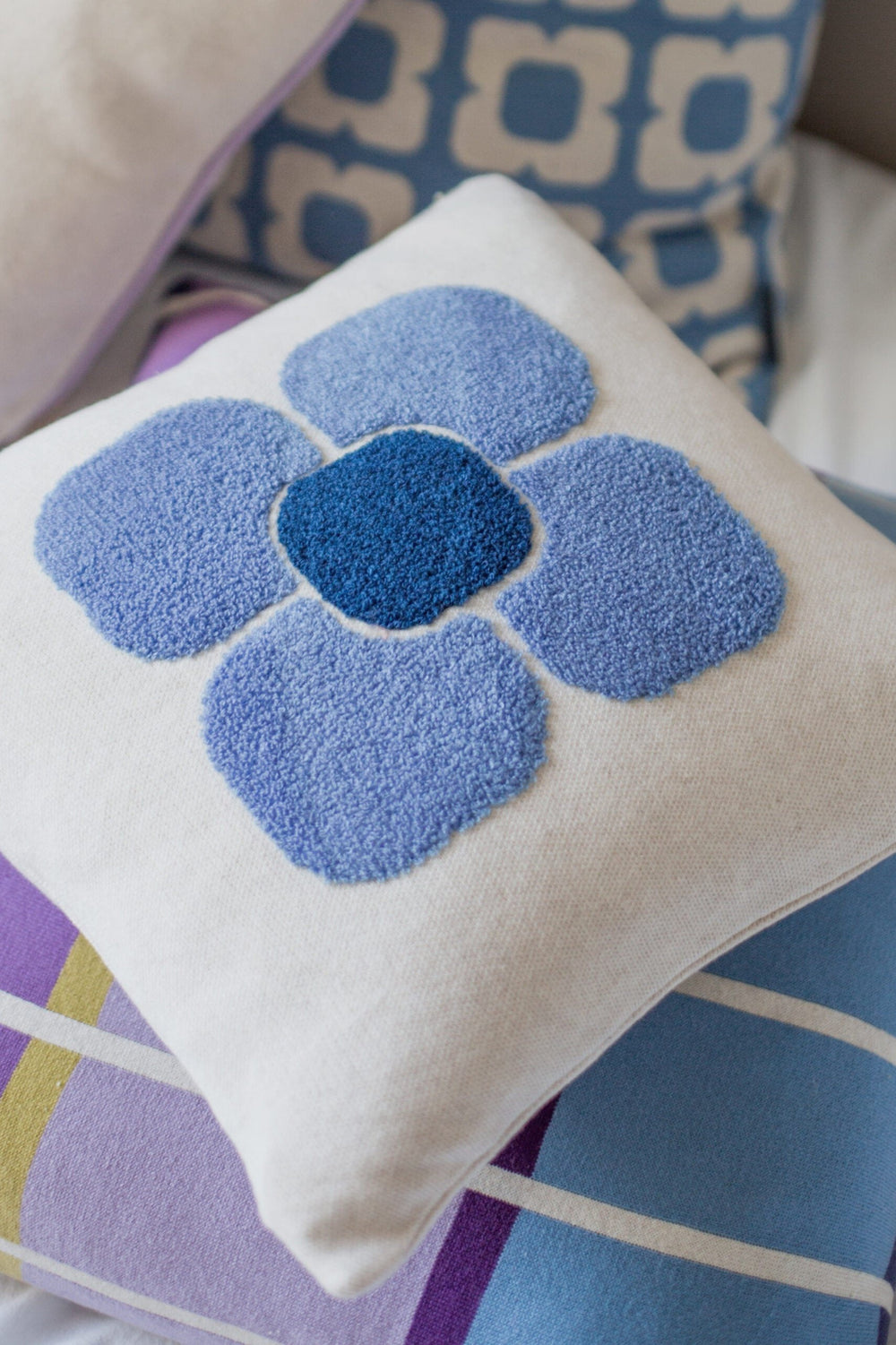 Pillowmix Dorismini blue square